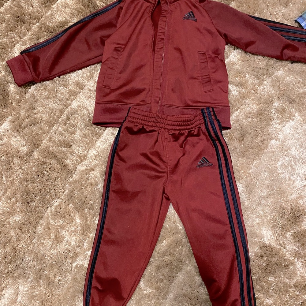 18 month Adidas two piece tracksuit
